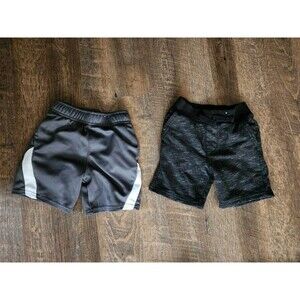 2 Pairs Boys 3T Garanimals Pull On Shorts Lot